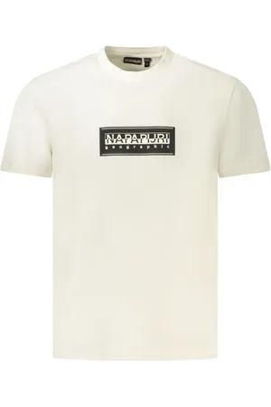 Napapijri Hombre, Camisetas, Blanco, Talla: S