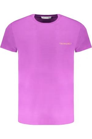 Trussardi Hombre, Camisetas, Púrpura, Talla: XL