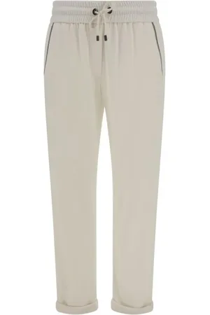 Brunello Cucinelli Mujer, Pantalones, Blanco, Talla: XL
