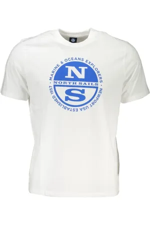 North Sails Hombre, Camisetas, Blanco, Talla: L