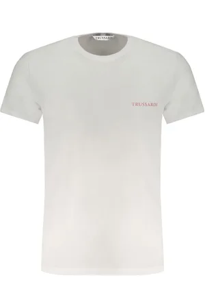 Trussardi Hombre, Camisetas, Blanco, Talla: L