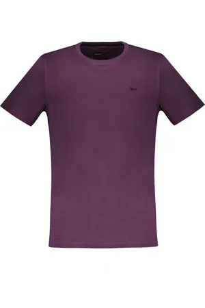 HARMONT&BLAINE Hombre, Camisetas, Púrpura, Talla: S