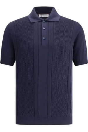 Brunello Cucinelli Hombre, Camisetas, Azul, Talla: L