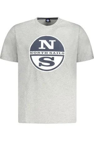 North Sails Hombre, Camisetas, Gris, Talla: S
