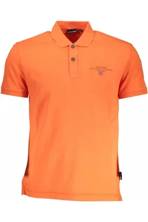 Napapijri Hombre, Camisetas, Naranja, Talla: M