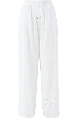 Melissa Odabash Mujer, Pantalones, Blanco, Talla: L