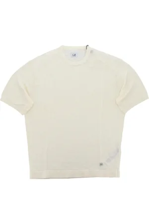 C.P. Company Hombre, Camisetas, Blanco, Talla: L