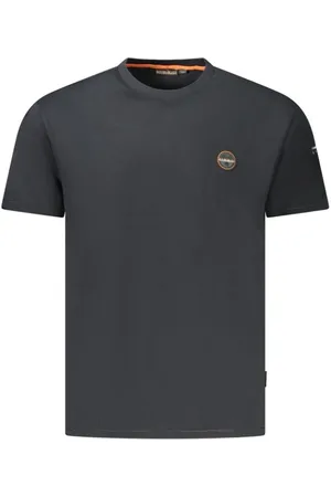 Napapijri Hombre, Camisetas, Negro, Talla: S