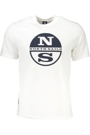 North Sails Hombre, Camisetas, Blanco, Talla: 2XL