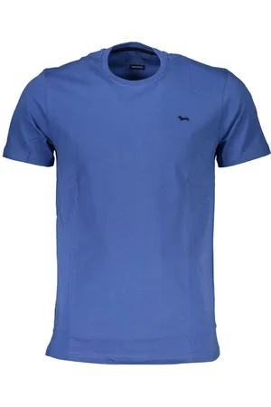 HARMONT&BLAINE Hombre, Camisetas, Azul, Talla: 2XL