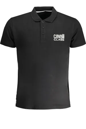 Roberto Cavalli Hombre, Camisetas, Negro, Talla: L