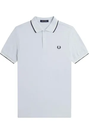 Fred Perry Hombre, Camisetas, Azul, Talla: M