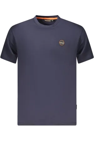Napapijri Hombre, Camisetas, Azul, Talla: S