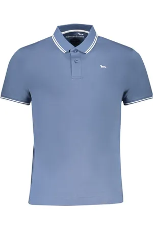 HARMONT&BLAINE Hombre, Camisetas, Azul, Talla: L