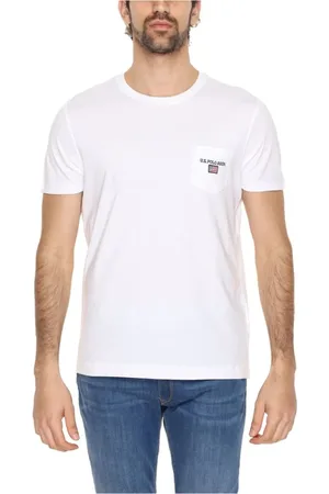 U.S. Polo Assn. Hombre, Camisetas, Blanco, Talla: 2XL