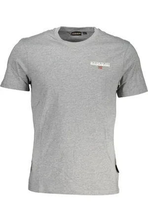 Napapijri Hombre, Camisetas, Gris, Talla: XL