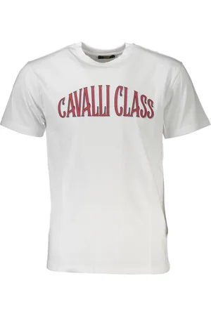 Roberto Cavalli Hombre, Camisetas, Blanco, Talla: XL