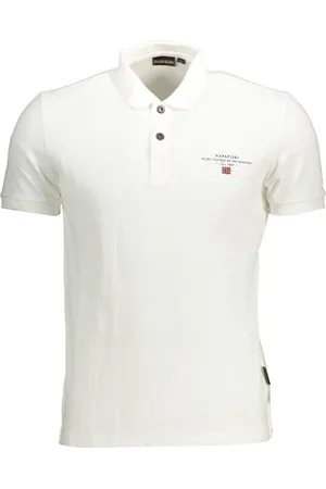 Napapijri Hombre, Camisetas, Blanco, Talla: S