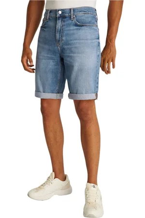Calvin Klein Hombre, Pantalones cortos, Azul, Talla: W32