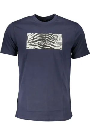 Roberto Cavalli Hombre, Camisetas, Azul, Talla: L