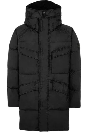 Stone Island Hombre, Abrigos, Negro, Talla: M