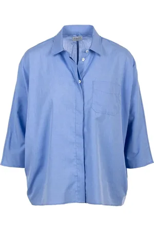 CRUNA Mujer, Blusas y Camisas, Azul, Talla: M