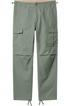 Carhartt Hombre, Pantalones, Verde, Talla: W32