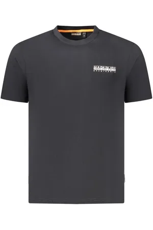 Napapijri Hombre, Camisetas, Negro, Talla: S