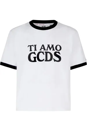 GCDS Mujer, Camisetas, Blanco, Talla: L