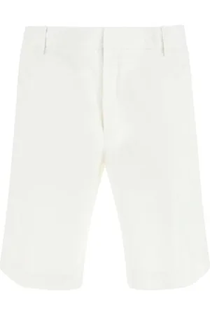 Ermenegildo Zegna Hombre, Pantalones cortos, Blanco, Talla: L