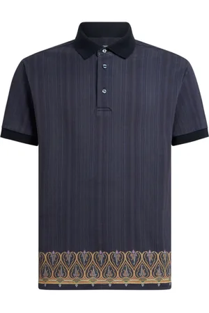 Etro Hombre, Camisetas, Azul, Talla: M