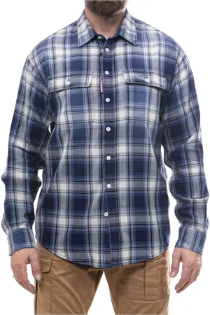 Dsquared2 Hombre, Camisas, Azul, Talla: L