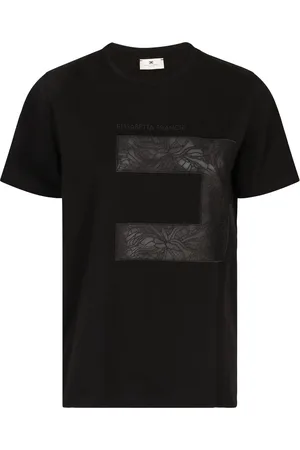 Elisabetta Franchi Mujer, Camisetas, Negro, Talla: L