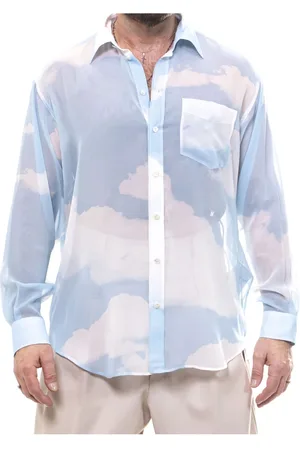 Moschino Hombre, Camisas, Azul, Talla: L