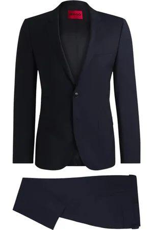 HUGO BOSS Hombre, Trajes, Azul, Talla: L