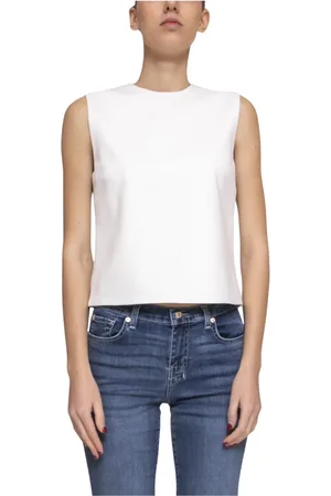 LIVIANA CONTI Mujer, Camisetas, Blanco, Talla: XS