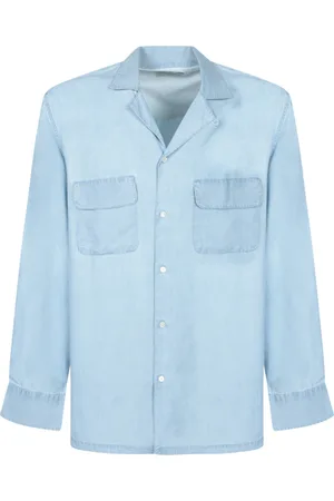 OFFICINE GENERALE Hombre, Camisas, Azul, Talla: XL