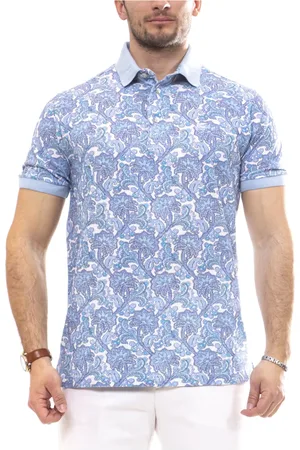 Etro Hombre, Camisetas, Azul, Talla: L
