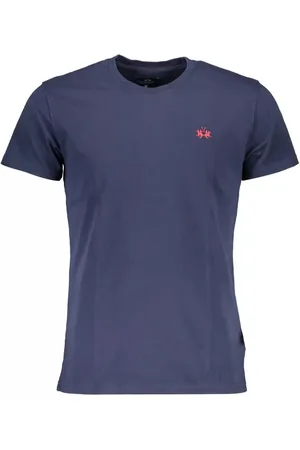 La Martina Hombre, Camisetas, Azul, Talla: L