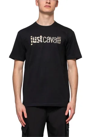 Roberto Cavalli Hombre, Camisetas, Negro, Talla: S