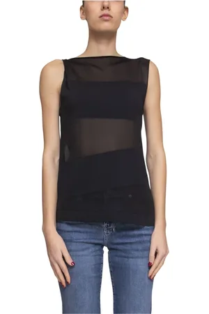 LIVIANA CONTI Mujer, Camisetas, Negro, Talla: S