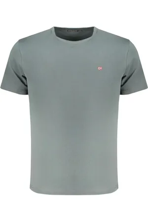 Napapijri Hombre, Camisetas, Verde, Talla: L