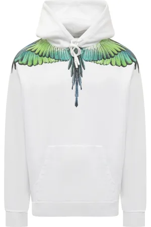 MARCELO BURLON Hombre, Sudaderas, Blanco, Talla: M