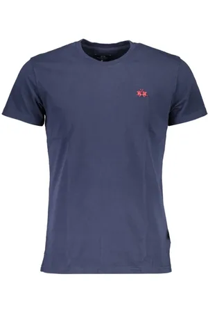 La Martina Hombre, Camisetas, Azul, Talla: M