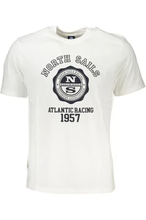 North Sails Hombre, Camisetas, Blanco, Talla: L