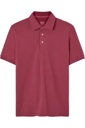 FEDELI Hombre, Camisetas, Rojo, Talla: 2XL