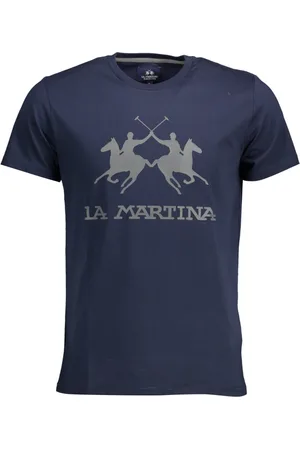La Martina Hombre, Camisetas, Azul, Talla: L