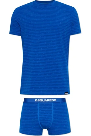 Dsquared2 Hombre, Pijama, Azul, Talla: M