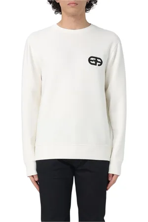 Emporio Armani Hombre, Sudaderas, Blanco, Talla: S