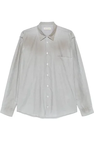 PAURA Hombre, Camisas, Verde, Talla: L